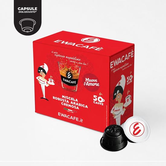 Immagine di 50 capsule EwaCafè (compatibili Dolce Gusto)