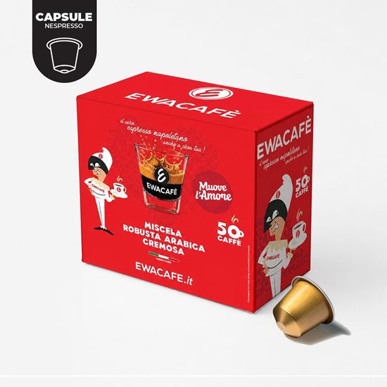 Immagine di 50 Capsule EwaCafè (compatibili Nespresso)